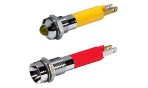 PA05 CR/CP Series 5mm M8 Panel Mount LEDs 12V 24V
