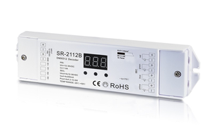 SR-2112B 3/4-Channel CC DMX Decoder